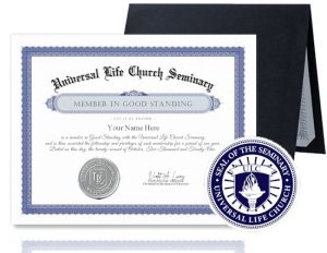 ULC Seminary Certificates